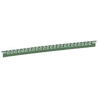 LEGRAND Планка маркировочная 2.3мм цифры  (5) черная/зеленая Memocab 600шт (037805 )