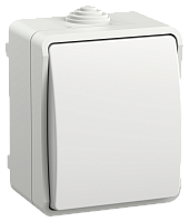 IEK FORS Выключатель кнопочный для открытой установки 10А IP54 ВСк20-1-0-ФБ белый (EVS13-K01-10-54-DC)