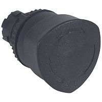 LEGRAND Головка возврат-поворот с грибовидным толкателем D=40, цвет черный (023883 )