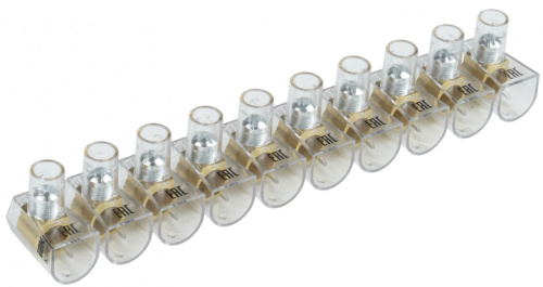 IEK Зажим винтовой концевой изолированный КЗВИ 25мм2 10x1 (UZVK-25-10)