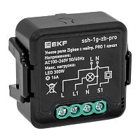 EKF Умное реле в подрозетник 1-канальное с нейтралью 16А Zigbee  Connect Select PRO (ssh-1g-zb-pro)