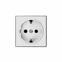 ABB Накладка для розетки SCHUKO с линзой для контрольной подсветки SKY альпийский белый  (8588.8 BL)  (2CLA858880A1101)