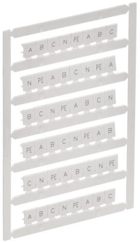 IEK ARMAFIX Маркер для CTS 6мм2/CP 10мм2 A B C N PE  (AF-CT10D-M-006-21)