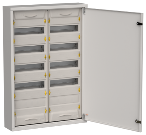 IEK TITAN 5 Корпус металлический ЩРн-120 (2х60) 835х570х140мм IP31 серый (одна дверь)  (TI5-50-N-2X060-31-7035)