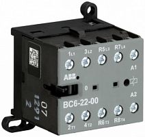 ABB Миниконтактор BC6-22-00-01 9A  (400В AC3) катушка 24В DС (GJL1213501R0001)