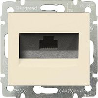 LEGRAND VALENA Розетка компьютерная RJ45х1 в рамку категория 5е слоновая кость (774130 )