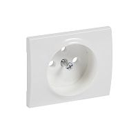 LEGRAND Galea Life Панель лицевая для розетки двойной 2К+З SCHUKO белая (777027 )