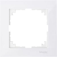 SCHNEIDER ELECTRIC M-Pure Рамка 1 пост полярно-белый (MTN4010-3619)