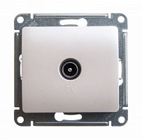 SCHNEIDER ELECTRIC GLOSSA Розетка телевизионная TV одиночная 1DB перламутр в рамку (GSL000691)