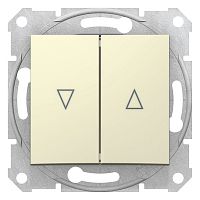SCHNEIDER ELECTRIC Sedna Выключатель для жалюзи электронный блок бежевый (SDN1300147)