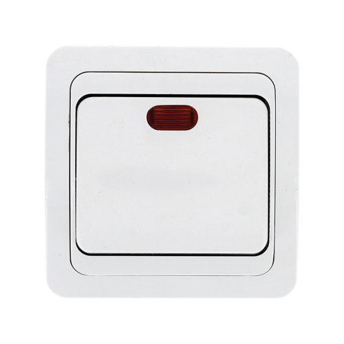 EKF Лондон Выключатель одноклавишный с индикатором 10А белый (EEV10-121-10) фото 2