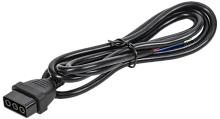 IEK PRO Кабель питания 1,5м черный для PRO светильника светодиодного линейного 1020 и 1022  (LTP-DCKD-KP-D15-K02)
