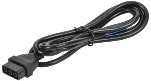 IEK PRO Кабель питания 1,5м черный для PRO светильника светодиодного линейного 1020 и 1022  (LTP-DCKD-KP-D15-K02)