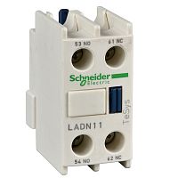 SCHNEIDER ELECTRIC Блок контактный дополнительный 1НО+1НЗ фронтальный монтаж (LADN11TQ)