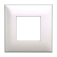 DKC 'Рамка ARTLEBEDEV, ''Avanti'', ''Белый жемчуг'', 2 модуля' (4420902)