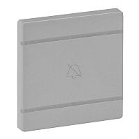 LEGRAND Valena LIFE MyHome Лицевая панель для механизмов BUS/SCS С символом Не беспокоить 2 модуля Алюминий (754942 )