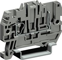 DKC Клемма со штыревым контактом пружинная проходная серая 2.5кв.мм (ZHVP300GR-RET)