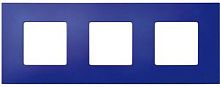 SIMON Рамка-декор на 3 поста для 2700630-03., S27Pl, Артик синий (2700637-083)