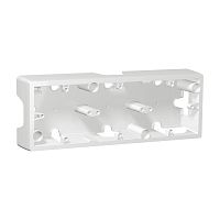 LEGRAND Galea Life Коробка накладная 3 поста горизонтальный монтаж white (771098 )
