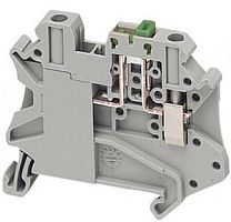 SCHNEIDER ELECTRIC Клеммник винтовой 4мм.кв с разъединителем 2 точки подключения (NSYTRV42SC)