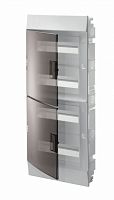 ABB Щит распределительный встраиваемый ЩРв-п Mistral41 48М пластиковый прозрачная дверь с клеммами (1SLM004101A2208)