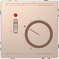 SCHNEIDER ELECTRIC Терморегулятор D-Life с центральной платой с выключателем 230В шампань SD (MTN5760-6051)