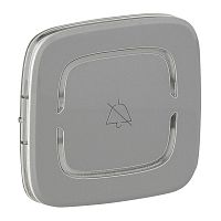 LEGRAND Valena ALLURE MyHome Лицевая панель для механизмов BUS/SCS С символом Не беспокоить 2 модуля Алюмин (754947 )