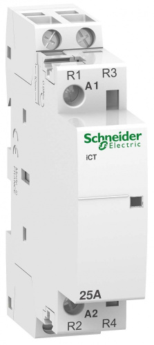 SCHNEIDER ELECTRIC Контактор модульный iCT 25A 2НО 220/240В 60ГЦ (A9C20632)