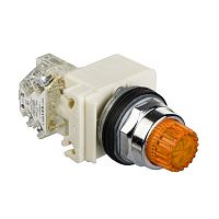 SCHNEIDER ELECTRIC Кнопка с подсветкой желтая 24В (9001K2L35AH13)