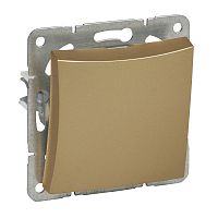 SCHNEIDER ELECTRIC ДУЭТ Переключатель одноклавишный в рамку шампань (WDE000461)