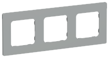 FLITE CLASSIC Рамка 3-местная  серый (FI-M32-32-20-K03)