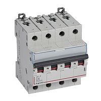 LEGRAND Выключатель автоматический четырехполюсный 4А C DX3-E 6kA/6kА (407301 )