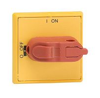ABB Ручка управления OHYS3RH  (желто-красная) для рубильников дверного монтажа ОТ16..80FТ (1SCA105328R1001)
