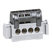 LEGRAND Клемма черная 4х1.5-16мм.кв. (004850 )