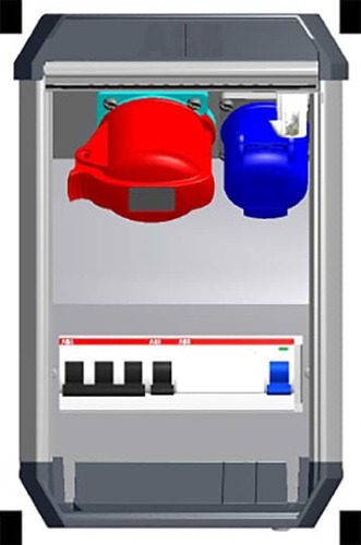 ABB Бокс с разъемами в сборе 2хCEE 3P+N+E/2P+E/16A/ВДТ 30мА/2хВА 16А CWF10K (2CMA177452R1000) ABB Бокс с разъемами в сборе 2хCEE 3P+N+E/2P+E/16A/ВДТ 30мА/2хВА 16А CWF10K (2CMA177452R1000)