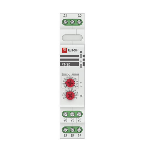 EKF Реле времени  (для двигателей 'звезда-треугольник') RT-SD 12-240В PROxima (rt-sd-12-240) фото 2