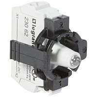 LEGRAND Блок для диффузоров однопостовой, 24В, пружина, цвет зеленый (023112 )