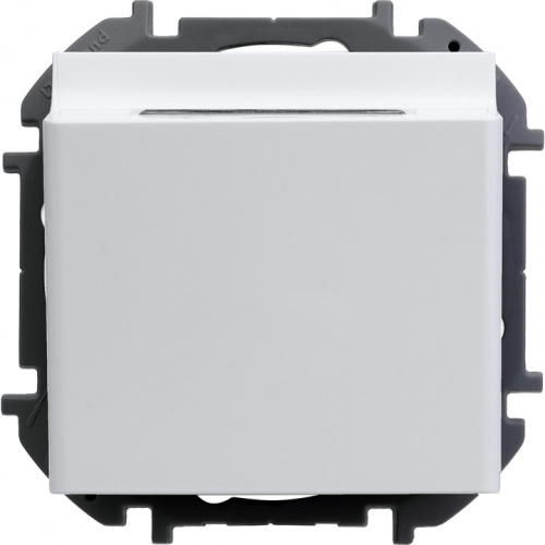 LEGRAND INSPIRIA Переключатель карточный   для скрытого монтажа, для гостиничных номеров, цвет "Белый", с подсветкой, номинальный ток 6 А, напряжение ~250В  (673800)