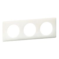 LEGRAND Рамка, трехпостовая, белый глянец (066633 )