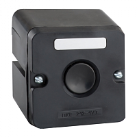 KEAZ Пост кнопочный ПКЕ 212-1-У3-IP40-КЭАЗ  (черная кнопка) (150746)
