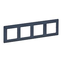 LEGRAND Valena LIFE Рамка 4 поста лазурь универсальная (754094 )