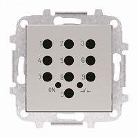 ABB Накладка для механизма электронного выключателя с кодовой клавиатурой 8153.5 SKY серебристый алюминий  (8553.5 PL)  (2CLA855350A1301)