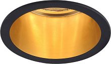 FERON Светильник ИВО-50w G5.3 черный золото (DL6003) (29731)