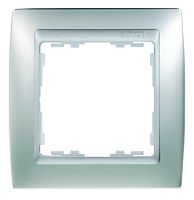 SIMON Рамка на 1 пост, S82, алюминий матовый - алюминий (82914-33)