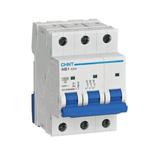 CHINT Выключатель автоматический 3P 32А C 10кА NB1-63H (179873)