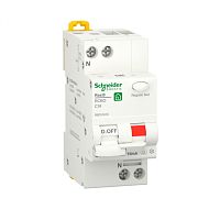 SCHNEIDER ELECTRIC RESI9 АВТ. ВЫКЛ. ДИФФЕРЕНЦИАЛЬНОГО тока АВДТ 1P+N С 16А 6000A 30мА тип A (R9D51616)