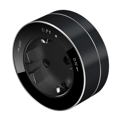 Systeme Electric MultiTrack Розетка 2К+З круглая 16А/250В Антрацит (MTK13001B)