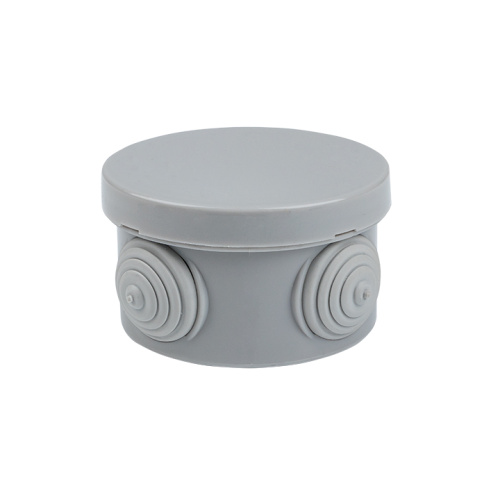 EKF Коробка распаячная КМР-040-038 с крышкой наружная (65х40) 4 мембранных ввода IP54 розничный стикер (plc-kmr-040-038-r)