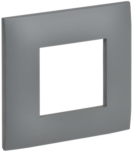 IEK SKANDY Рамка 1-местная SK-F01Gr серый  (SK-M12-K03)