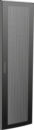 Дверь перфорированная ITK для шкафа LINEA N 24U 600 мм черная